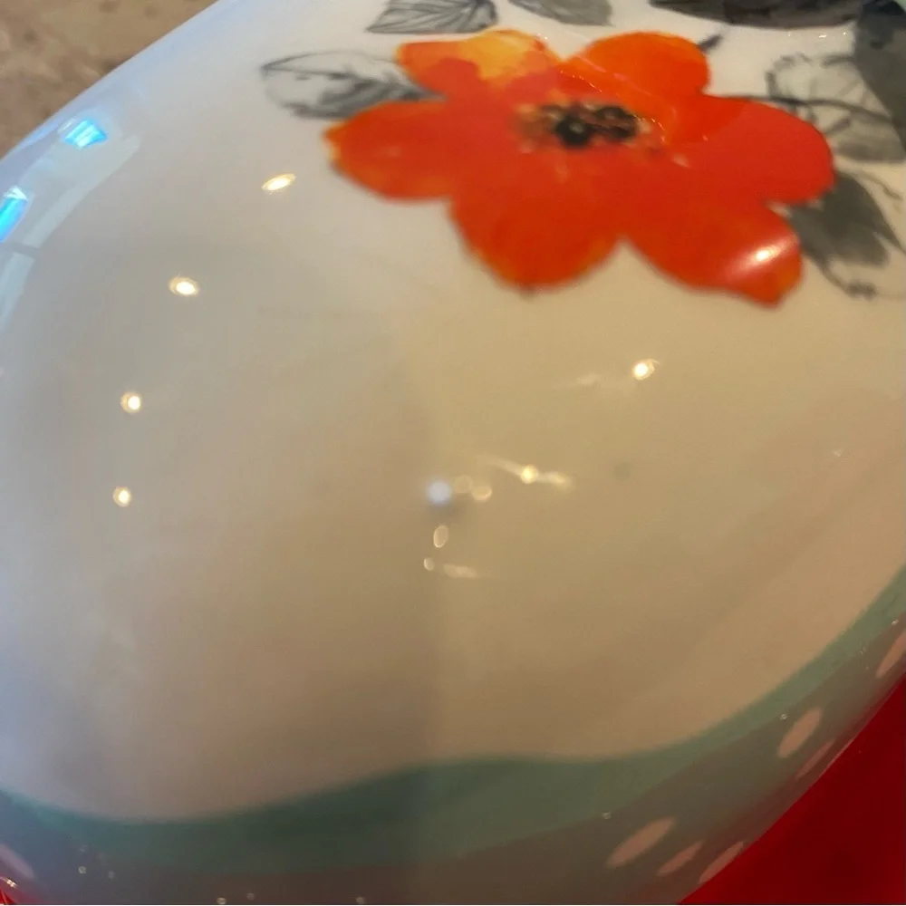 The Pioneer Woman Butter Dish Flea Market Floral 6.4